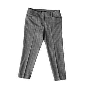 White House Black Market Gray Cropped Pants